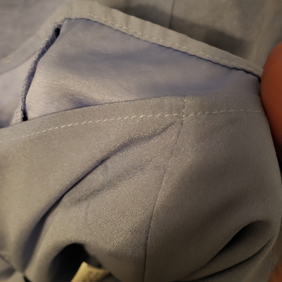 Light Blue Faux Suede Summer Dress - Picture 7 of 10